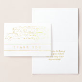 スクールバスの運転者の感謝は感謝していしています 箔カード (ディスプレー)