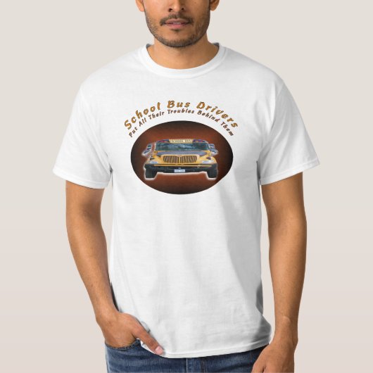 スクールバスの運転者 Tシャツ (正面)