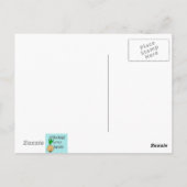 スクールバスはがきをカスタマイズ可能 ポストカード (裏面)