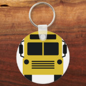 スクールバスアイコン キーホルダー (正面)