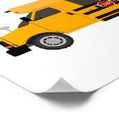 スクールバスキッズデコルプリントポスター ポスター (角)