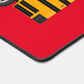 スクールバスキッズデコールデスクマット&パッド デスクマット (コーナー)