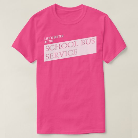 スクールバスサービスでのLifex27sの向上 Tシャツ (デザイン正面)