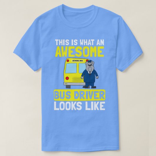 スクールバスシャ素晴らしツはギフトに似ている1 Tシャツ (デザイン正面)