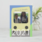 スクールバススクリプトの初日ブラザーシスターカード 招待状 (スタンド正面)