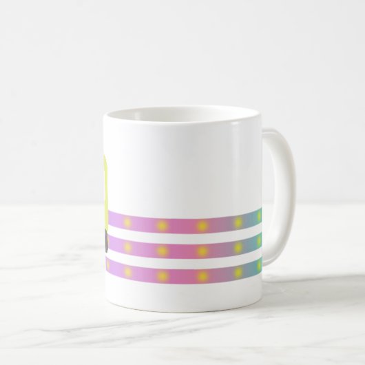 スクールバスドライバイエローバスライトコーヒーマグ コーヒーマグカップ (正面右)