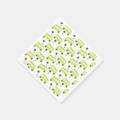 スクールバスドライバイエロー紙吹雪先生 スタンダードカクテルナプキン (角)