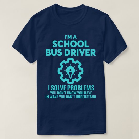 スクールバスドライバニースデザイン2017 2 Tシャツ (デザイン正面)