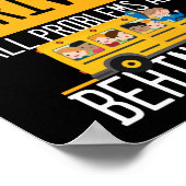 スクールバスドライバーすべての問題が背後にある ポスター (角)