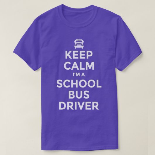 スクールバスドライバーのスクールバスドライバー新学期 Tシャツ (デザイン正面)