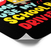 スクールバスドライバーの声を使わせない ポスター (角)