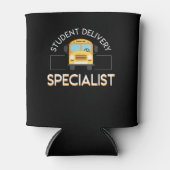 スクールバスドライバーの学生配達専門医 缶クーラー (正面)