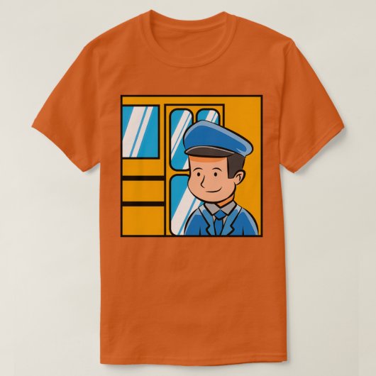 スクールバスドライバー学校バスドライバー2 Tシャツ (デザイン正面)