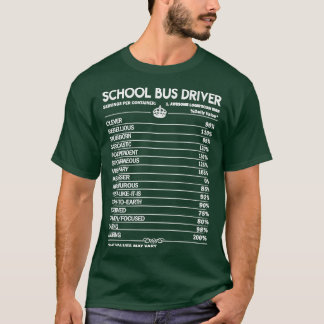 スクールバスドライバー日産ファクター2ギフトアイテム Tシャツ
