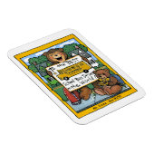 スクールバスドライバー磁石，男の子から マグネット (右側)