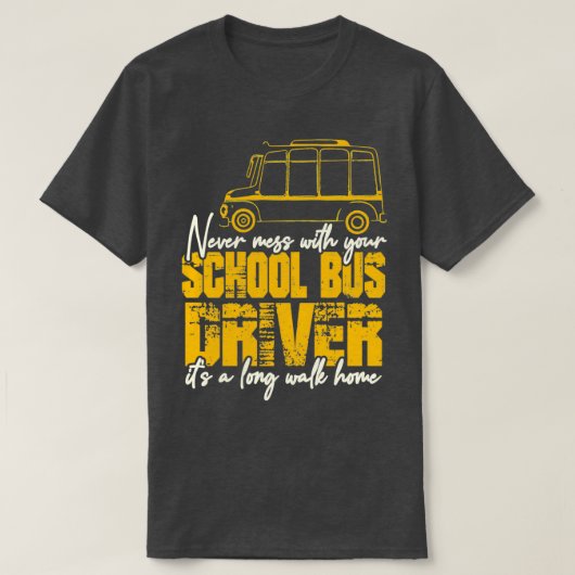 スクールバスドライバー34 Tシャツ (デザイン正面)