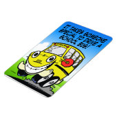 スクールバスドライバー マグネット (左側)