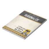 スクールバスドライバー |ヴィンテージスタイルメモ帳 ノートパッド (回転)