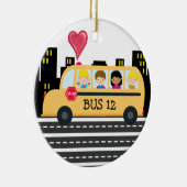 スクールバスドライバー – SRF セラミックオーナメント (右)