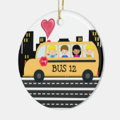 スクールバスドライバー – SRF セラミックオーナメント (左)