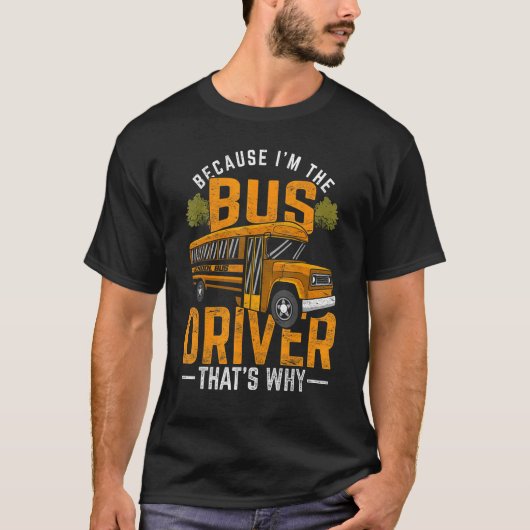 スクールバスドライバー Tシャツ (正面)