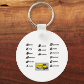 スクールバスドライバ， thumbnailCAI0UE1U キーホルダー (正面)