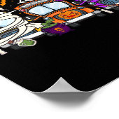 スクールバスハロウィーン衣装おもしろいバスドライバキッズM ポスター (角)