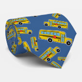 スクールバスパターン装飾用クッション ネクタイ (ロール)