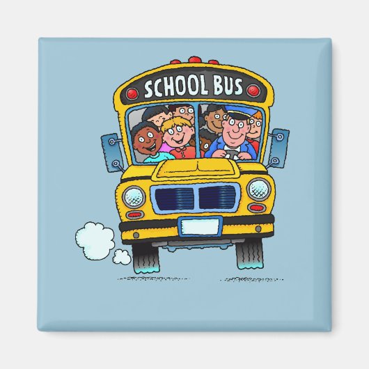 スクールバスマグネット マグネット (正面)