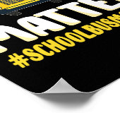 スクールバスモニターが問題 ポスター (角)