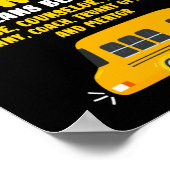 スクールバスモニターであること ポスター (角)