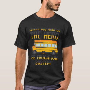 スクールバスモニターバス助手付き添い人学生Deli Tシャツ