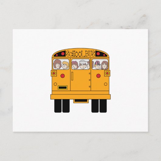 スクールバスリア ポストカード (正面)