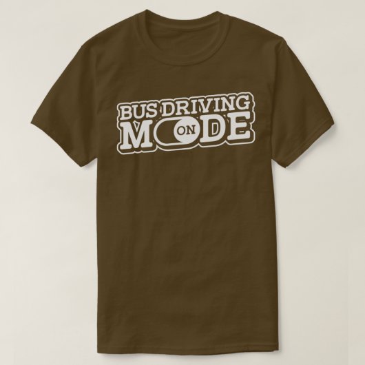 スクールバス上のバス運転モード子供の仕事運転Dr. Tシャツ (デザイン正面)