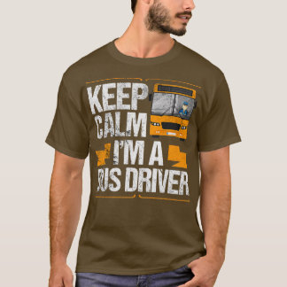 スクールバス又はコーチドライバー用バスデザイン16 Tシャツ
