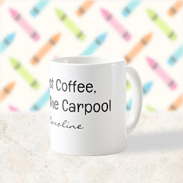 スクールバス同乗ママ コーヒーマグカップ