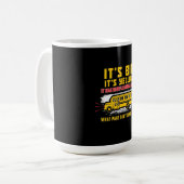 スクールバス大きい コーヒーマグカップ (正面左)