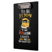 スクールバス大きくて黄色い クリップボード (左)