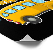 スクールバス安全スーパースタードライバーモニター ポスター (角)