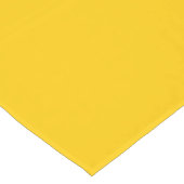 スクールバス安全黄色の秋の秋無地の色 ショートテーブルランナー (コーナー)