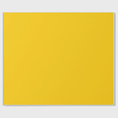 スクールバス安全黄色の秋の秋無地の色 ラッピングペーパー (フラット)