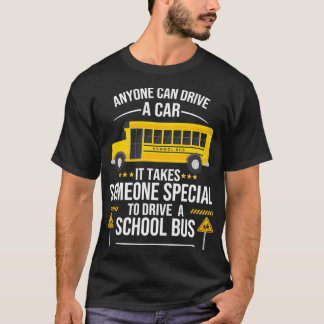 スクールバス専用のスクールバスドライバー Tシャツ