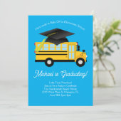 スクールバス就学前の卒業党小学校 招待状 (スタンド正面)