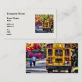 スクールバス後部 名刺 (正面/裏面)