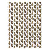 スクールバス漫画イラストレーション テーブルクロス (正面)