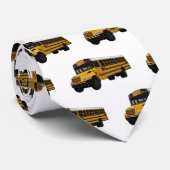 スクールバス漫画イラストレーション ネクタイ (ロール)