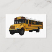 スクールバス漫画イラストレーション 名刺 (裏面)