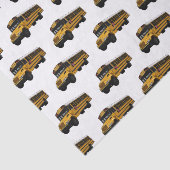 スクールバス漫画イラストレーション 薄葉紙 (詳細)