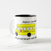 スクールバス運転マグ コーヒーマグカップ (正面左)