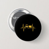 スクールバス運転手の鼓動 缶バッジ (正面&裏面)